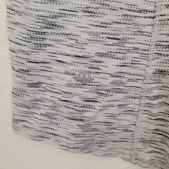 Lululemon Our Sport Tiger Space Dye White Gray Racerback Gorp Gym Workout W1AWFS - Picture 9 of 9
